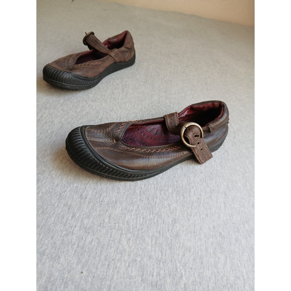 Earth Shoes Kalso 6 B Mary Jane Leather Comfort Casual Cushioned Loafer